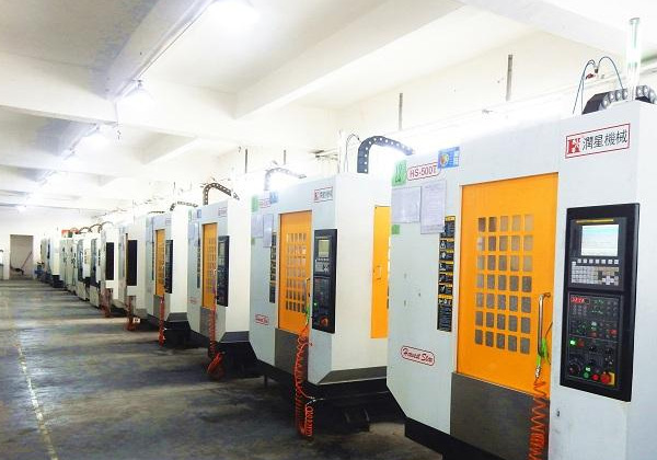 CNC production workshop