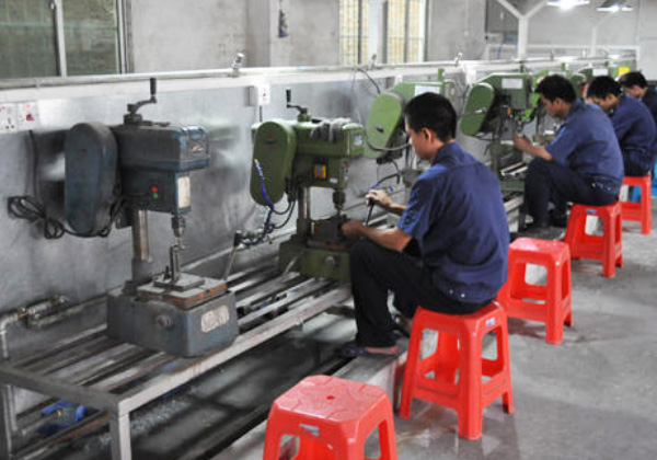 CNC production workshop