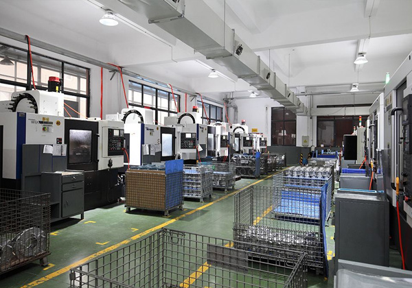 CNC production workshop